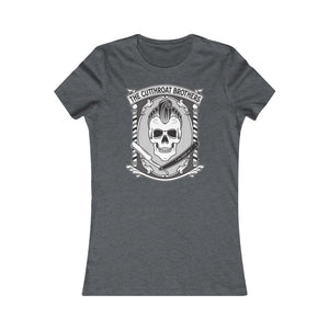 The Cutthroat Brothers Barber Skull Design Women's