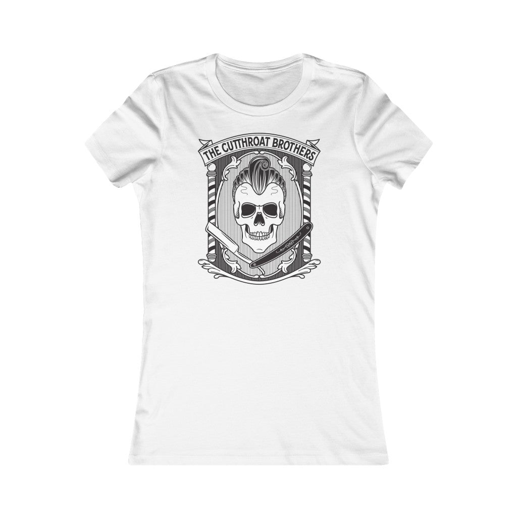 The Cutthroat Brothers Barber Skull Design Women's